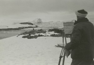 Seago at work from The Museum Scott Polar Research Institute University of Cambridge Lensfield Road Cambridge CB2 1ER